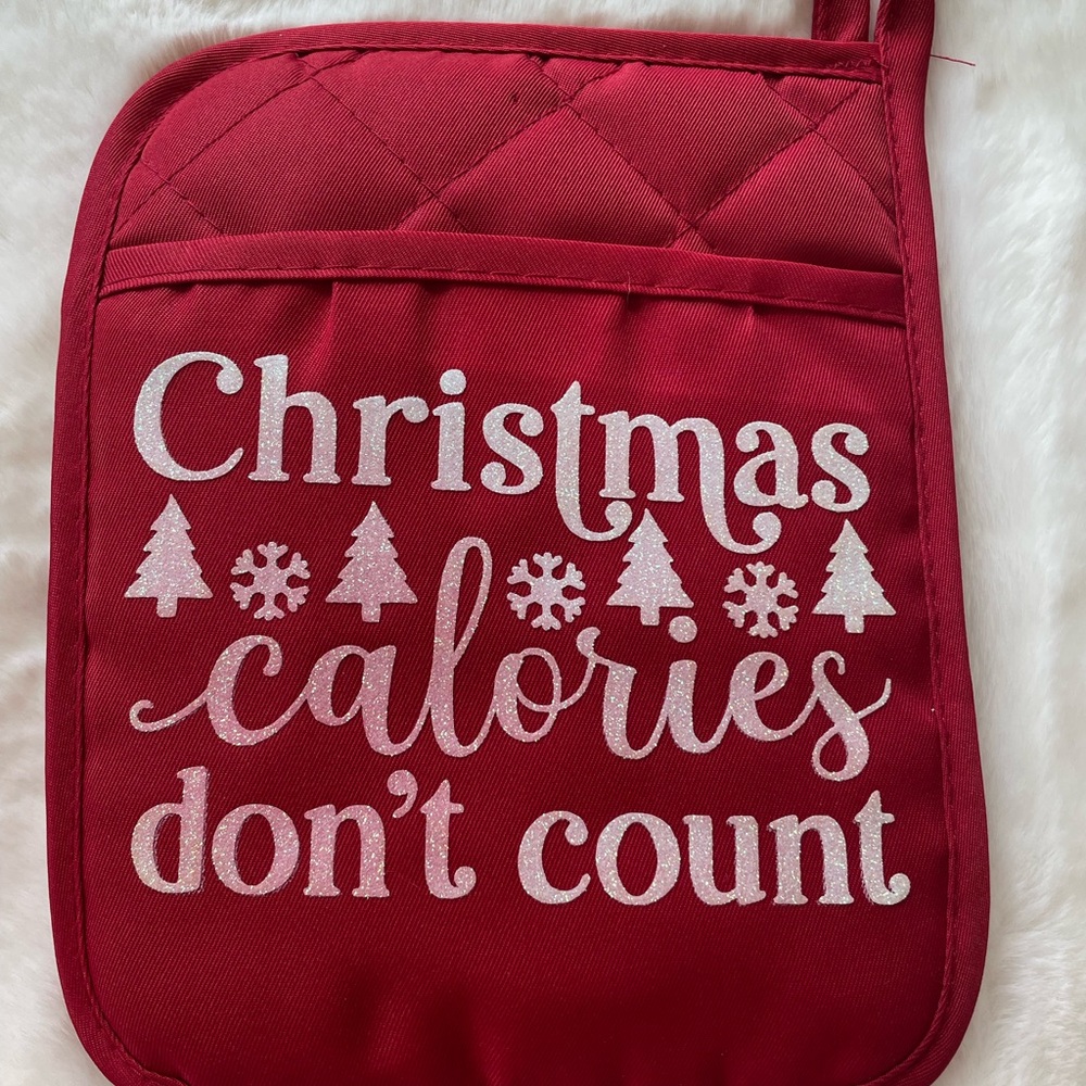 Red Christmas Pot Holder